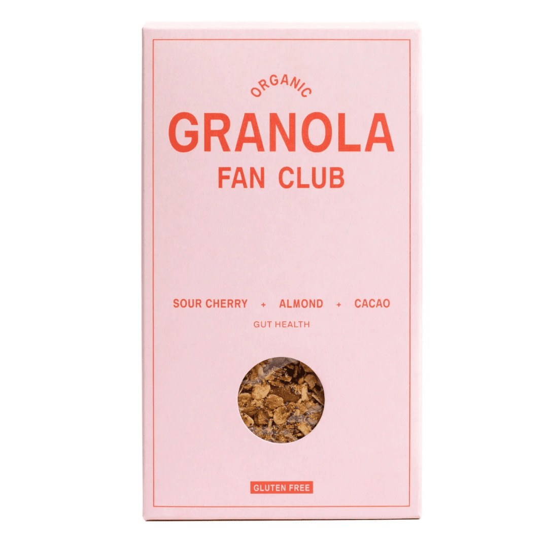 Granola Fan Club Organic Granola Cherry & Almond & Cacao 330G - Earthfare Supermarket - 5070003697311