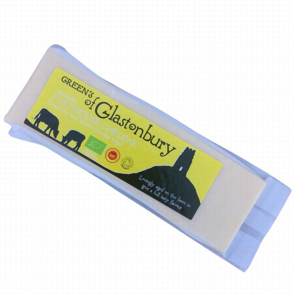 Greens Of Glastonbury Organic Mature Cheddar - Earthfare Supermarket - 5000107000007