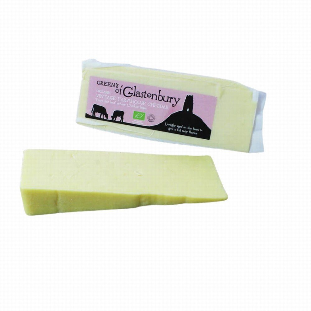 Greens Of Glastonbury Organic Vintage Cheddar - Earthfare Supermarket - 0412197212348