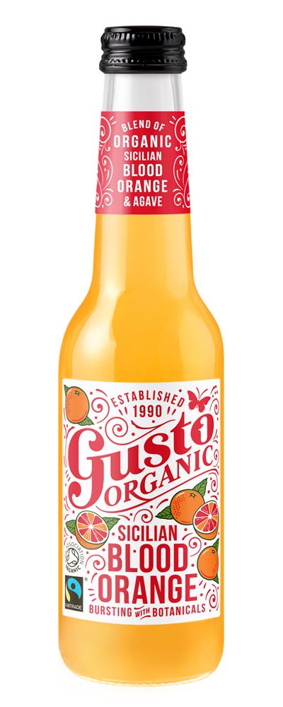Gusto Organic Sparkling Sicilian Blood Orange - Earthfare Supermarket - 5060042490011