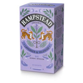 Hampstead Organic Tea Meditate Lavender & Valerian Teabags - Earthfare Supermarket - 813427001129