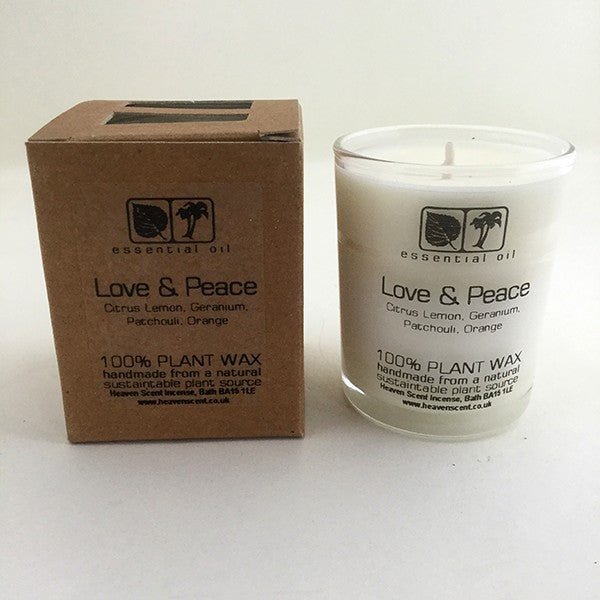 Heaven Scent Love & Peace Votive - Earthfare Supermarket - 503887101363
