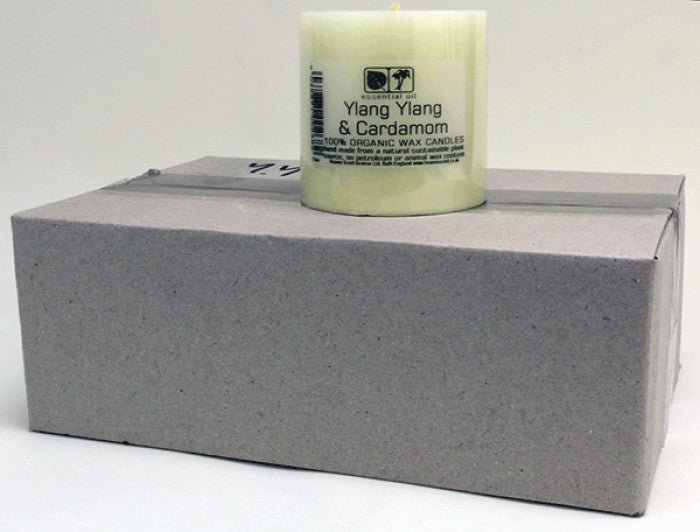 Heaven Scent Pillar Candle Ylang Ylang - Earthfare Supermarket - 5038871002682