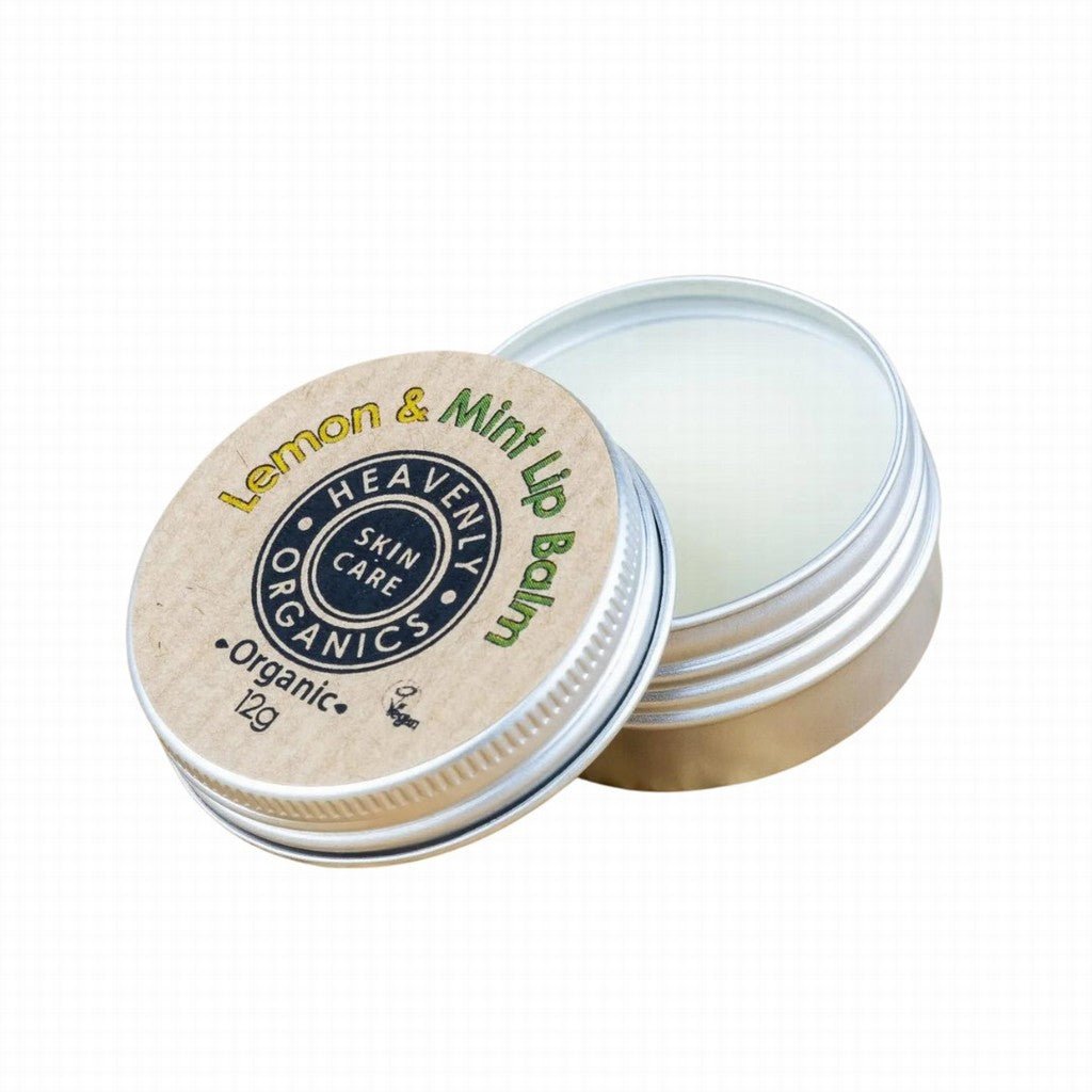Heavenly Organics Lemon & Mint Lip Balm - Earthfare Supermarket - 793591604534