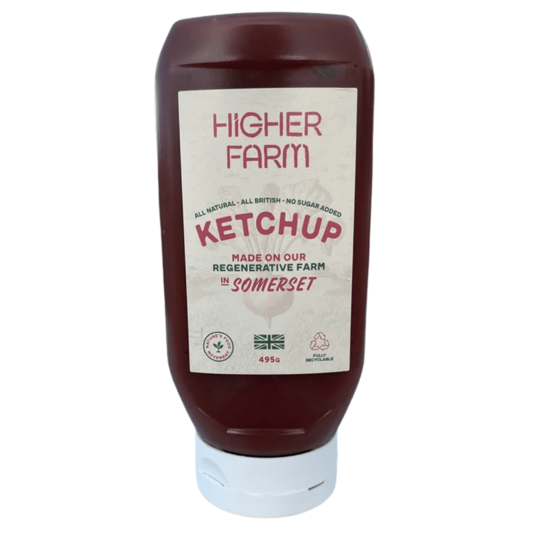 Higher Farm Beetroot Ketchup - Earthfare Supermarket - 5060545432167