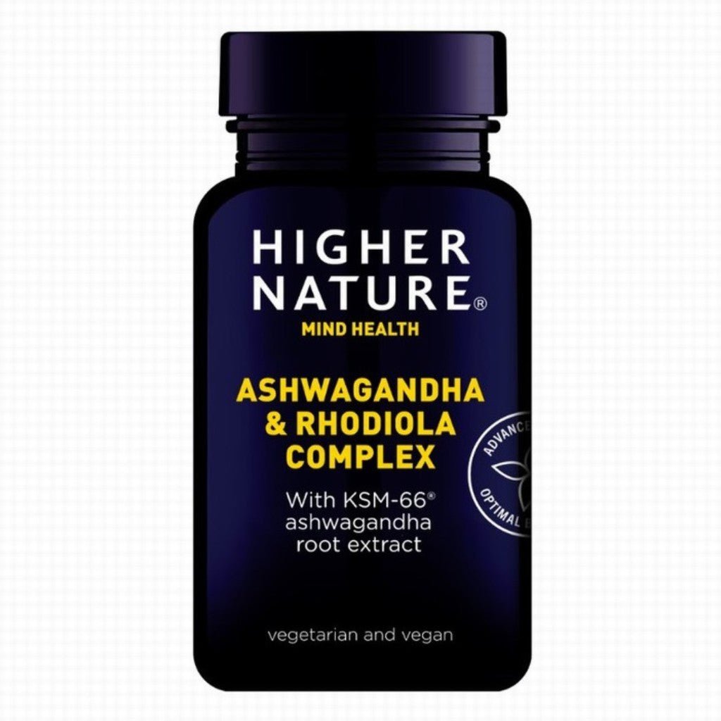 Higher Nature Ashwagandha And Rhodiola Complex - Earthfare Supermarket - 5031013108563