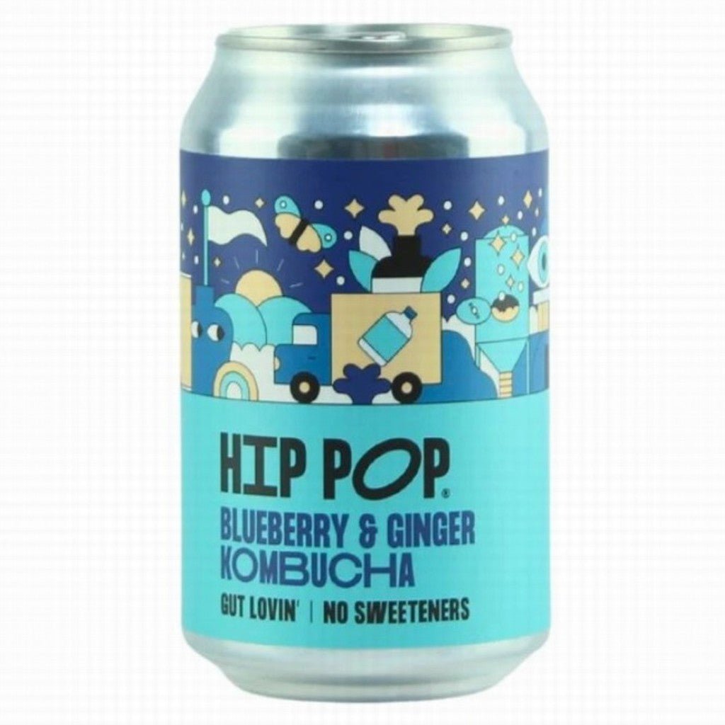 Hip Pop Blueberry Kombucha - Earthfare Supermarket - 5060512670585