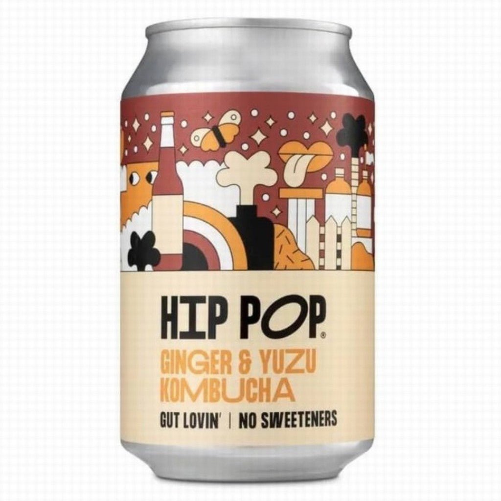 Hip Pop Ginger Yuzu Kombucha - Earthfare Supermarket - 5060512670554
