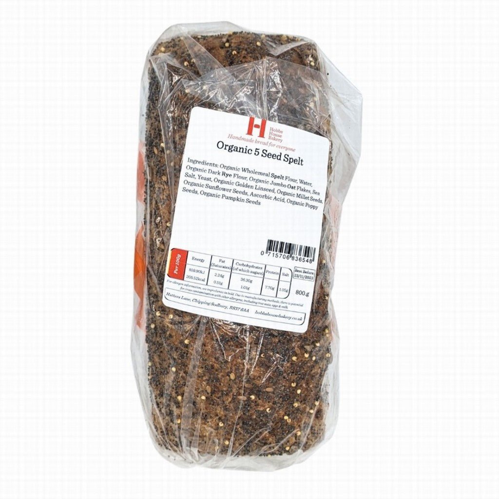 Hobbs Organic 5 Seed Spelt Large - Earthfare Supermarket - 0715706836548