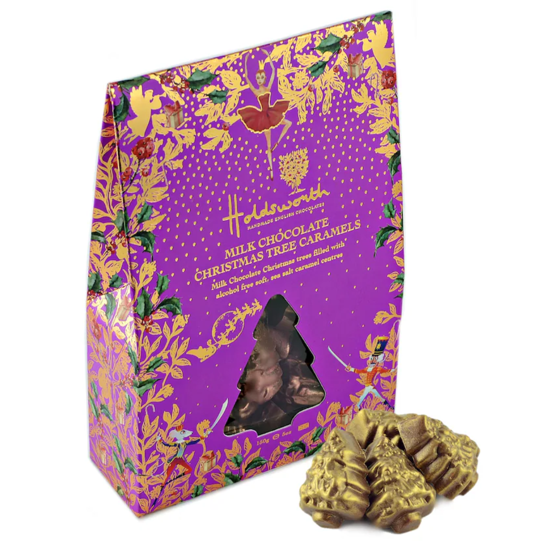 Holdsworth Milk Chocolate Christmas Tree Caramels - Earthfare Supermarket - 5034279001937