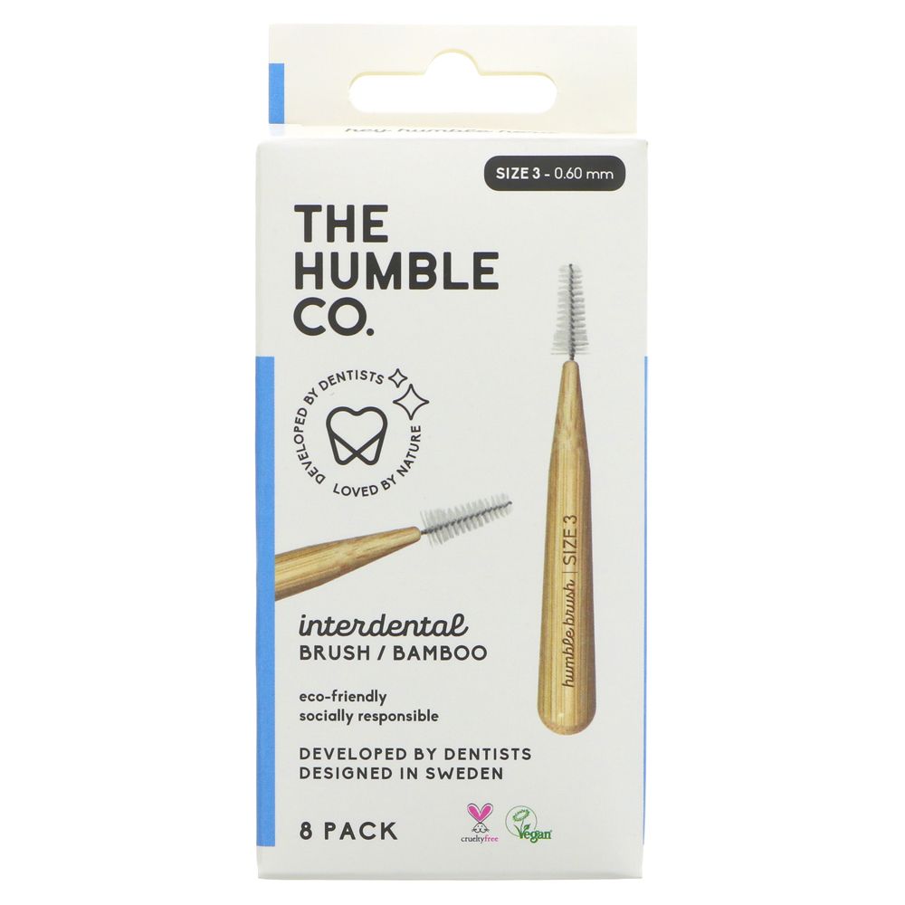 Humble Interdental Brush Blue Size 3 - Earthfare Supermarket - 7350075692895