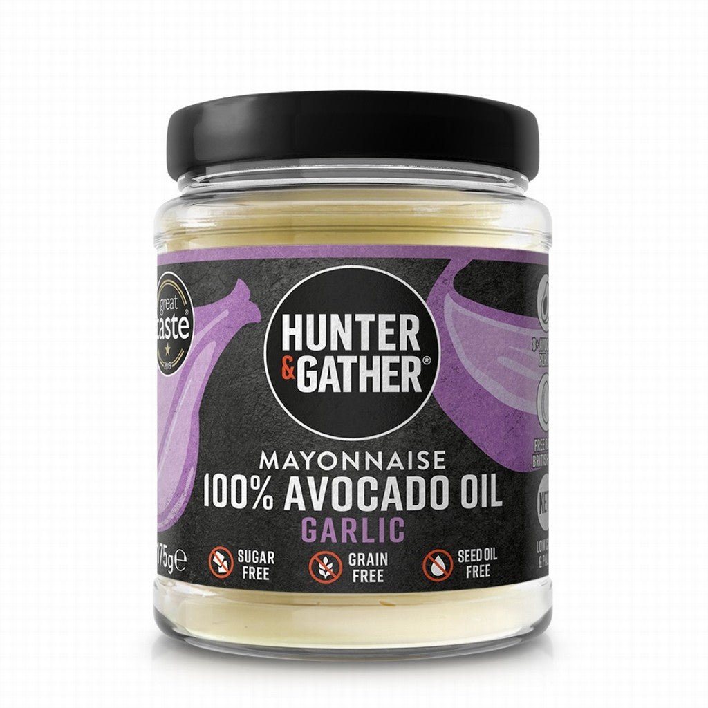 Hunter & Gather Garlic Avocado Oil Mayonnaise 175G - Earthfare Supermarket - 0604565083807