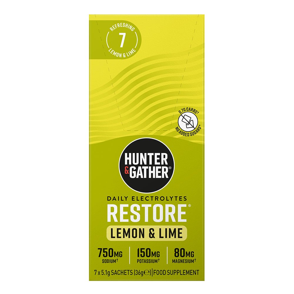 Hunter & Gather Restore Hydration Lemon & Lime Electrolytes - Earthfare Supermarket - 5060972180884