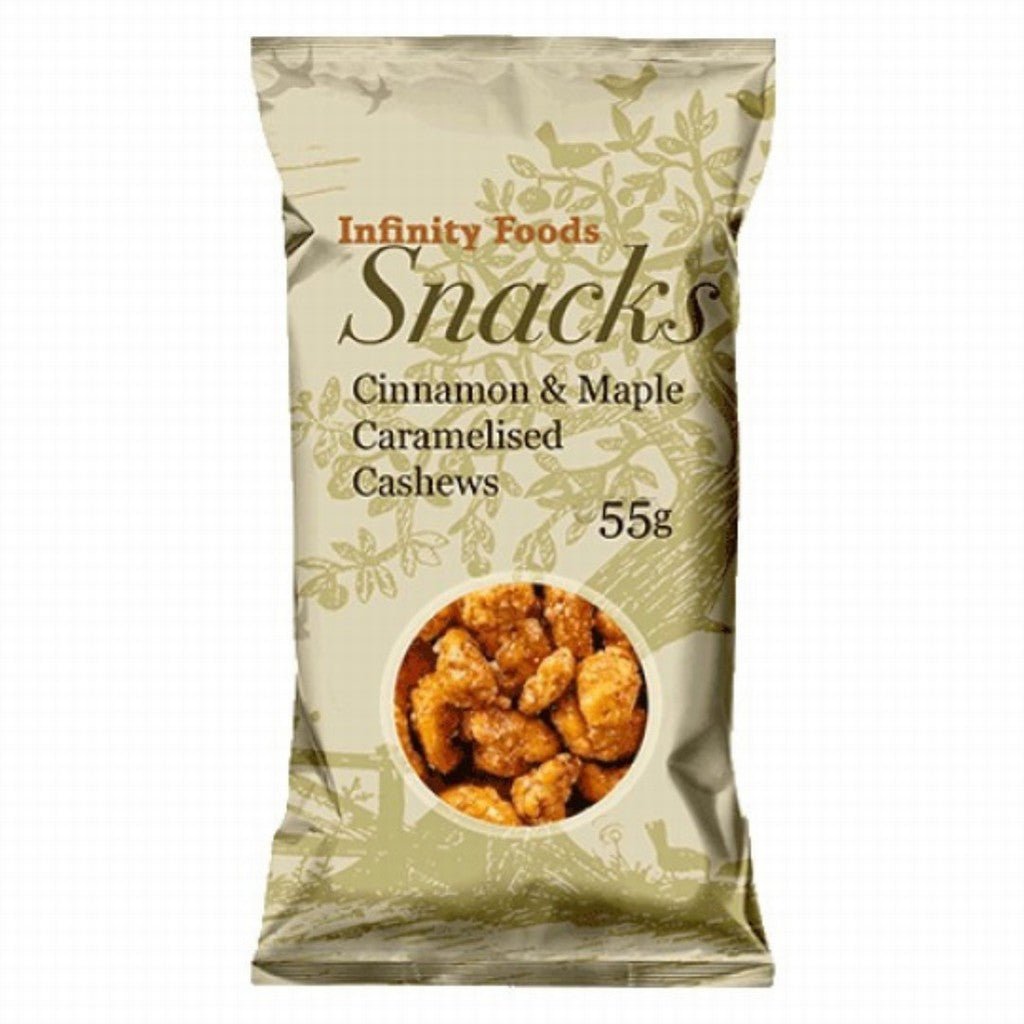 Infinity Cinnamon & Maple Cashews - Earthfare Supermarket - 5028869082048