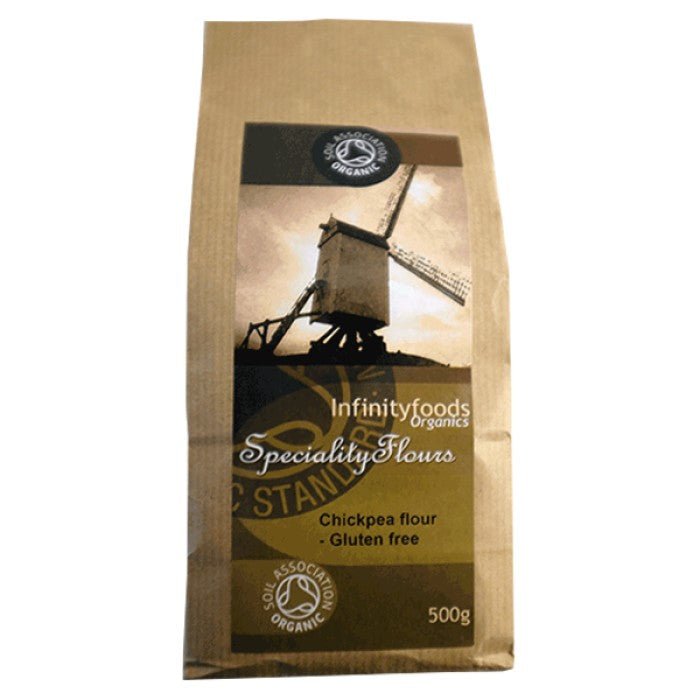 Infinity Organic Chickpea Flour 500g - Earthfare Supermarket - 5028869030223