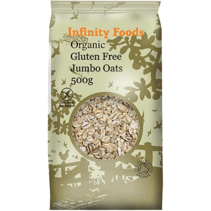 Infinity Organic Gluten Free Jumbo Oats - Earthfare Supermarket - 5028869020958