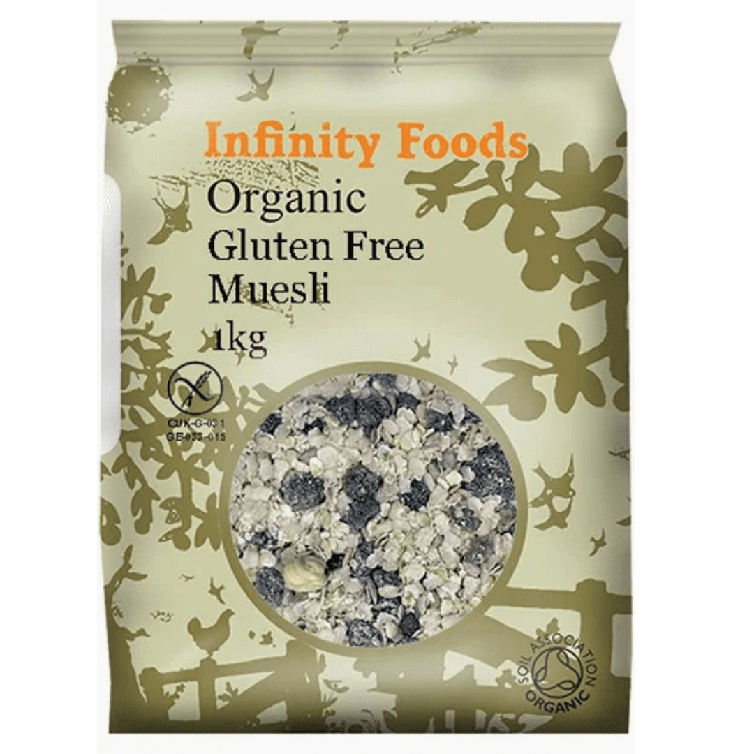 Infinity Organic Gluten Free Muesli 1KG - Earthfare Supermarket - 5028869040352