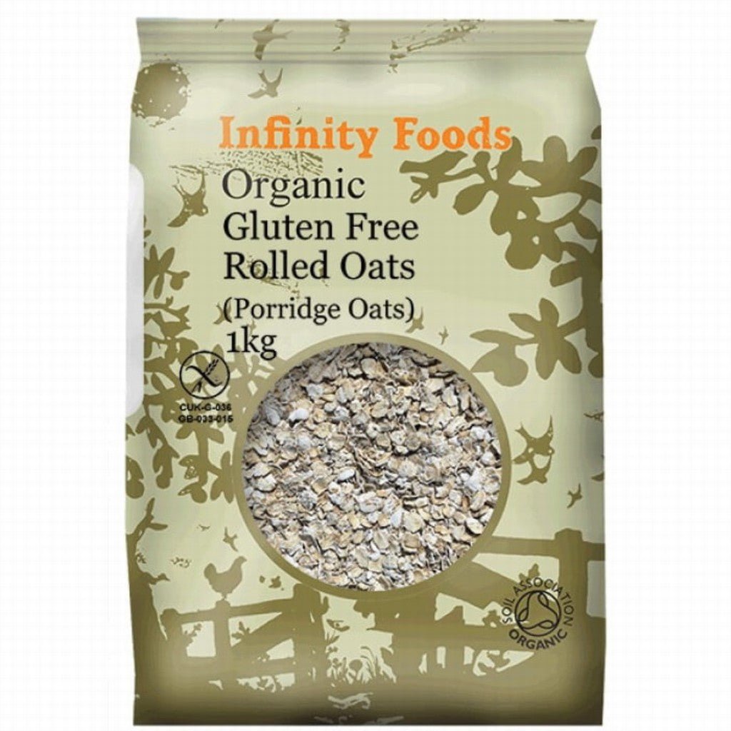 Infinity Organic Gluten Free Rolled Oats - Earthfare Supermarket - 5028869021009