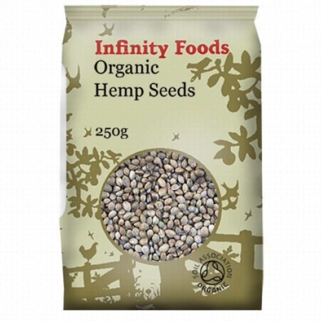 Infinity Organic Hemp Seeds 250g - Earthfare Supermarket - 5028869060589