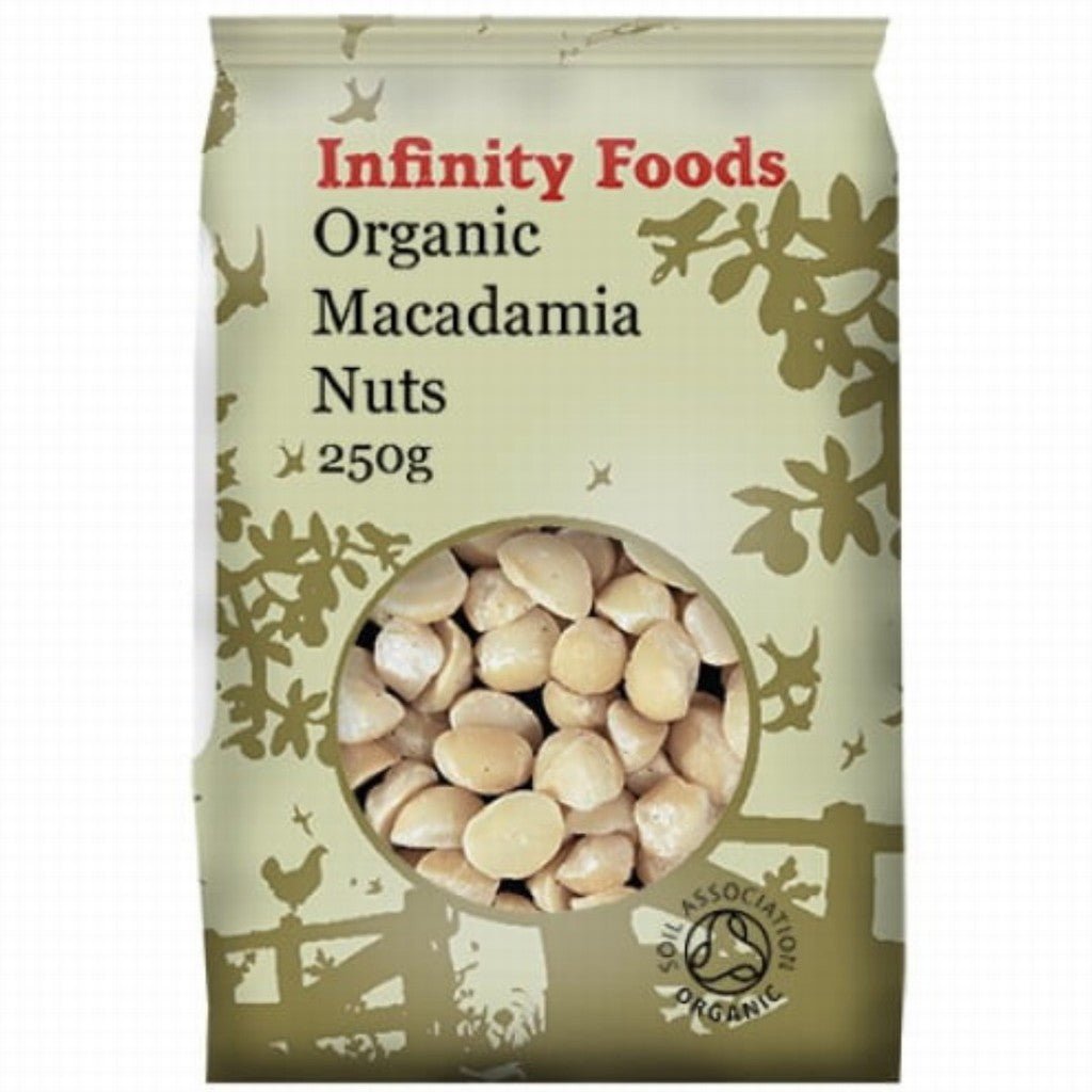Infinity Organic Macadamia Nuts - Earthfare Supermarket - 5028869060749
