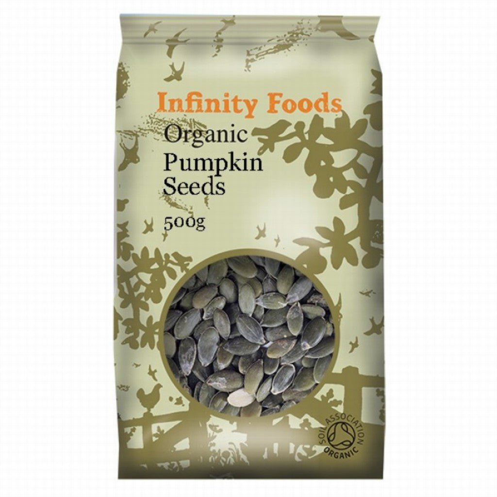 Infinity Organic Pumpkin Seeds 500g - Earthfare Supermarket - 5028869061104
