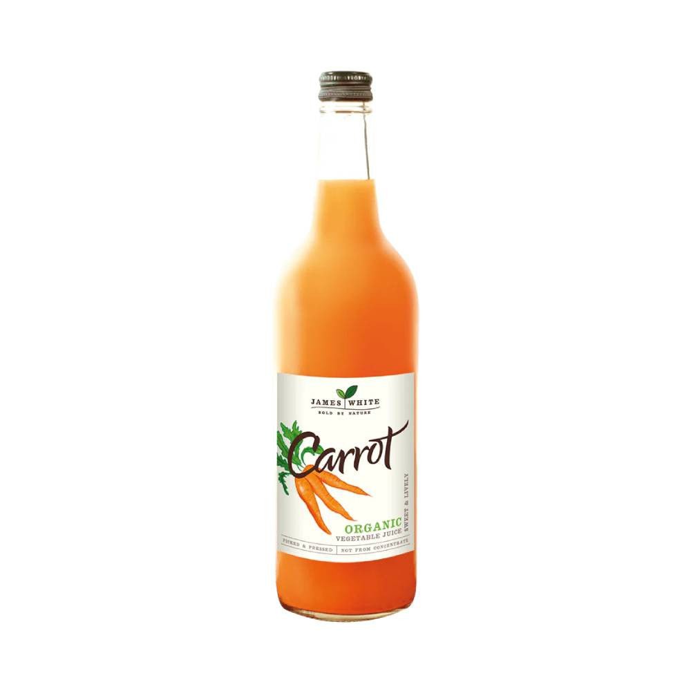 James White Organic Carrot Juice 750Ml - Earthfare Supermarket - 5020934000278