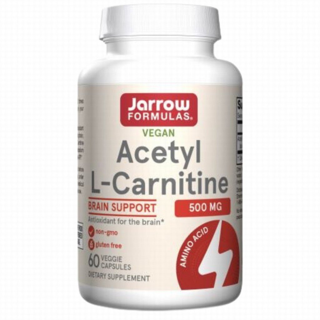 Jarrow Formulas Acetyl L - Carnitine, 500mg - 60 vcaps - Earthfare Supermarket - 790011150374