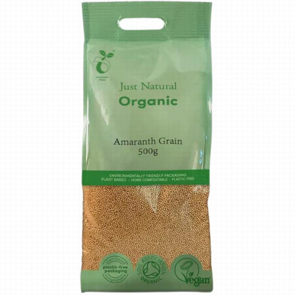 Just Natural Organic Amaranth 500G - Earthfare Supermarket - 5060338039580
