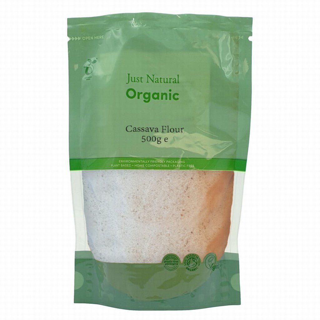 Just Natural Organic Cassava 500G - Earthfare Supermarket - 5056078807770