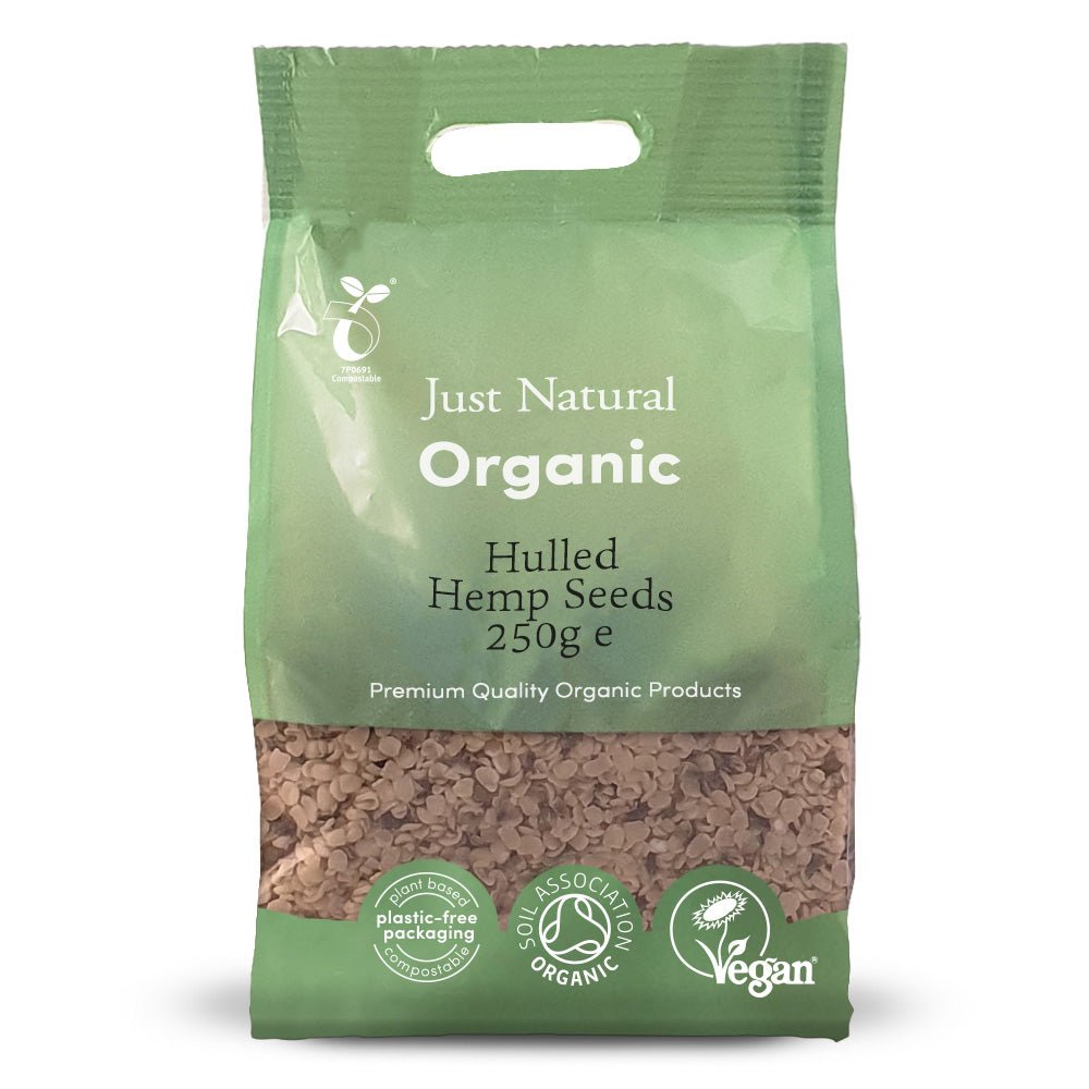 Just Natural Organic Hemp Seeds 250g - Earthfare Supermarket -