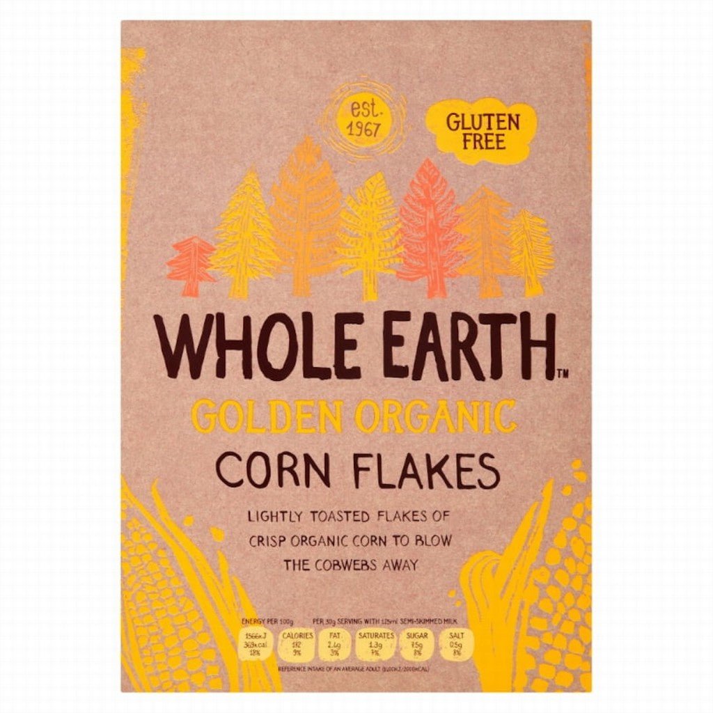 Kallo Organic Gluten Free Golden Corn Flakes - Earthfare Supermarket - 5013665117797