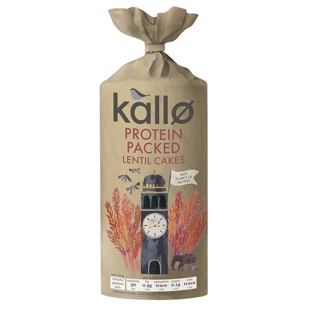 Kallo Protein Packed Lentil Cakes - Earthfare Supermarket - 5013665114017