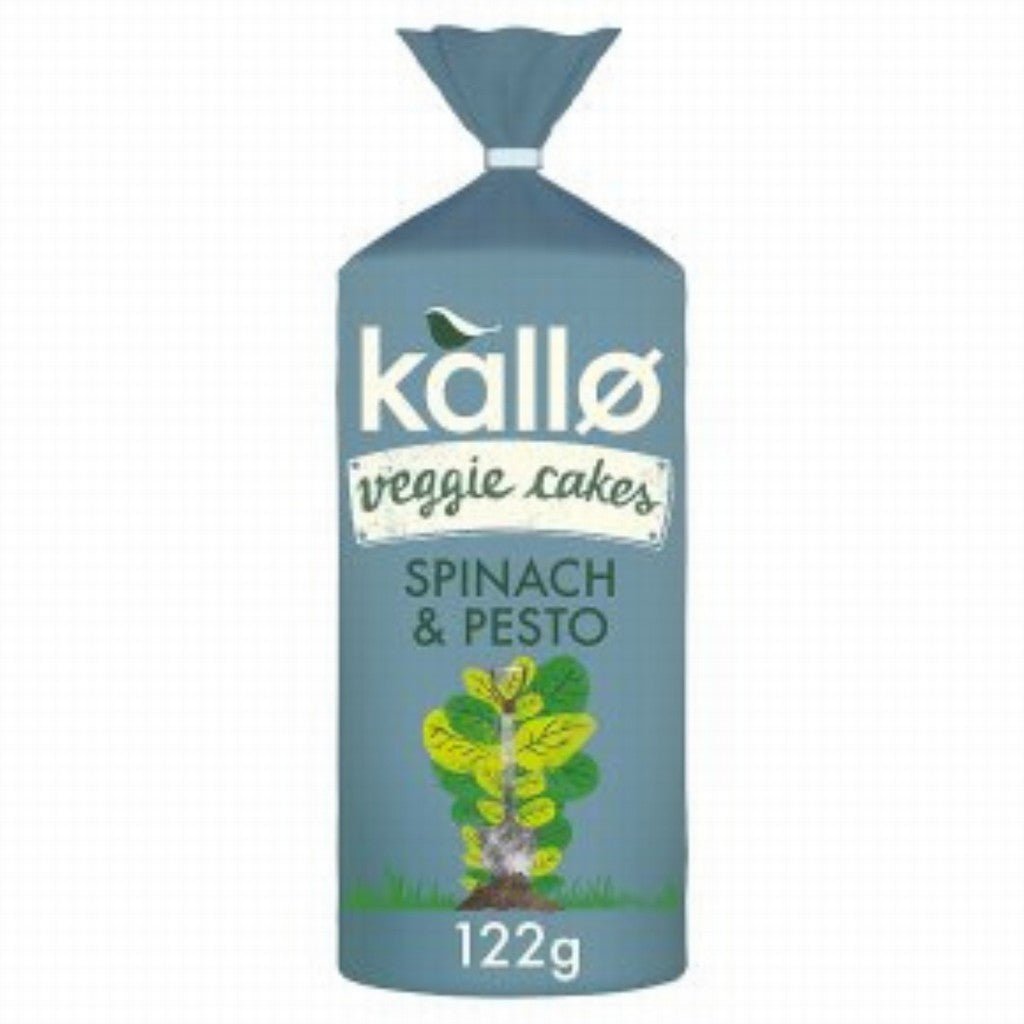 Kallo Veggie Cakes Spinach & Pesto - Earthfare Supermarket - 5013665115397