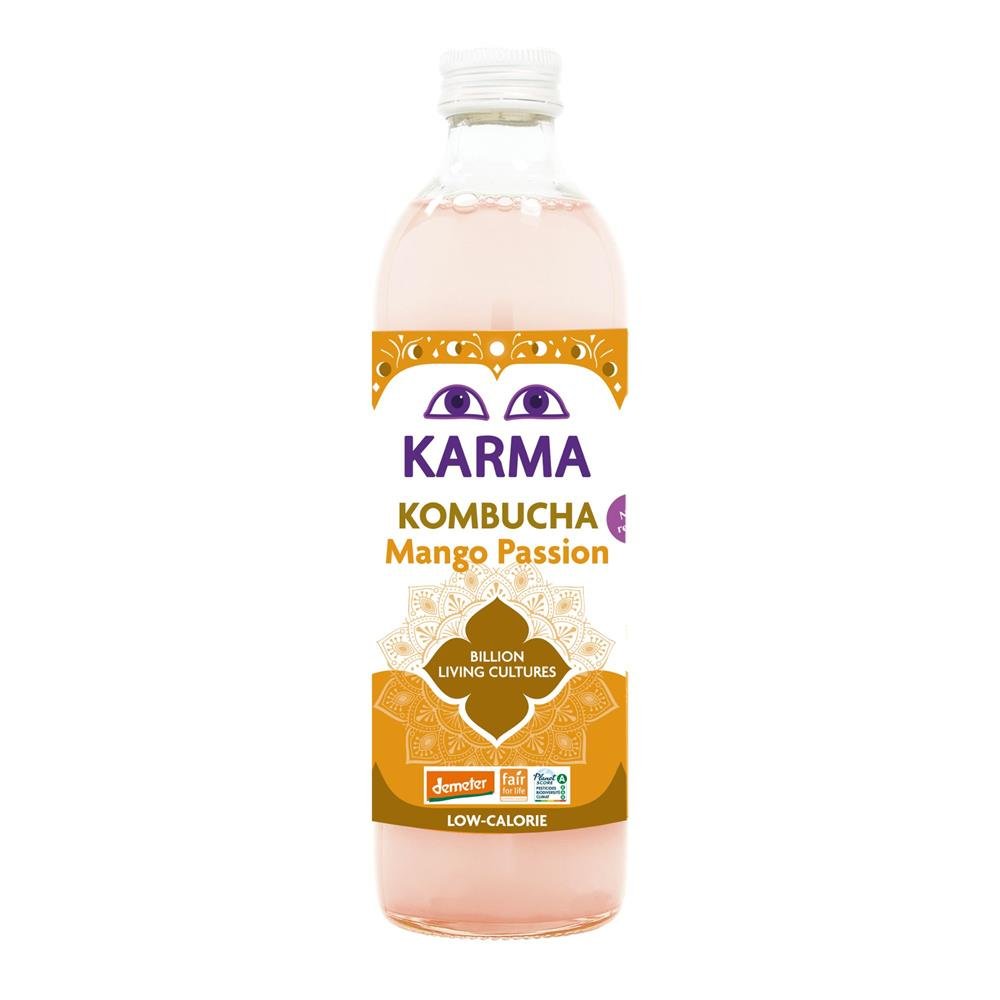 Karma Kombucha Mango Passion 500ml - Earthfare Supermarket - 3760192490016