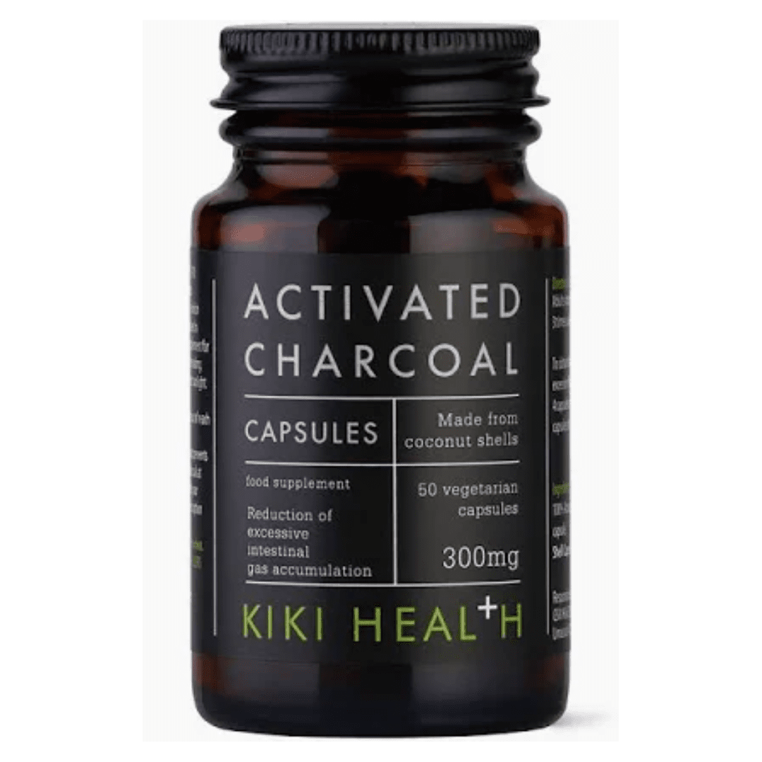 Kiki Health Organic Activated Charcoal 50 VCAPS - Earthfare Supermarket - 5060018512860
