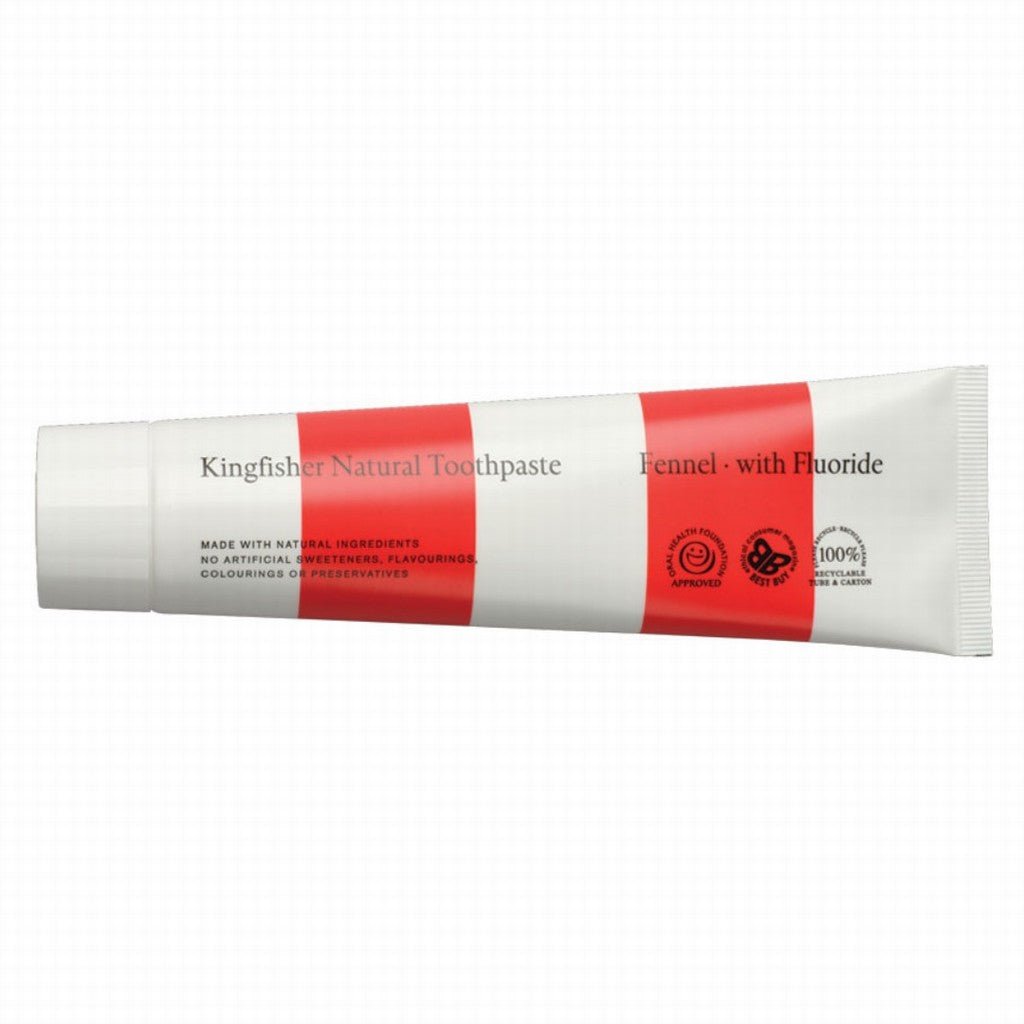 Kingfisher Toothpaste Fennel With Fluoride - Earthfare Supermarket - 5016912061140
