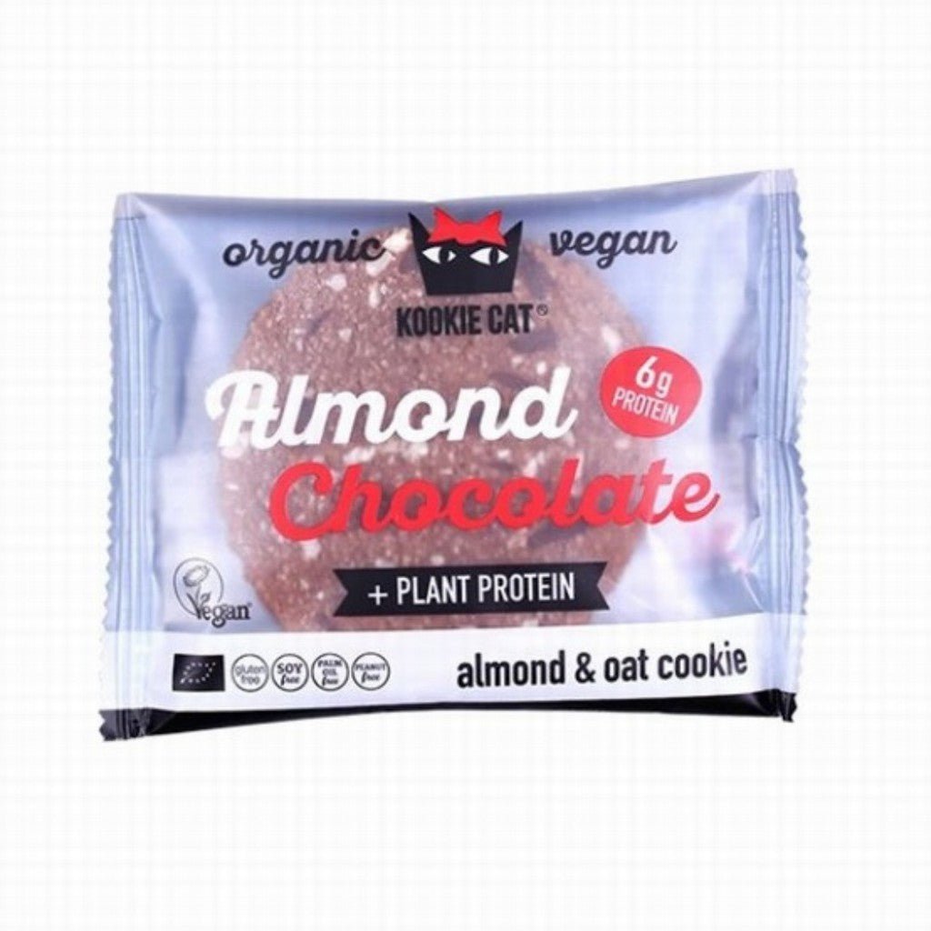 Kookie Cat Organic Protein Almond Chocolate 50G - Earthfare Supermarket - 3800233683264