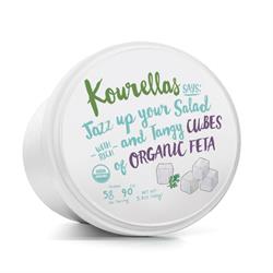 Kourellas Organic Feta Cubes 150G - Earthfare Supermarket - 5200101979570
