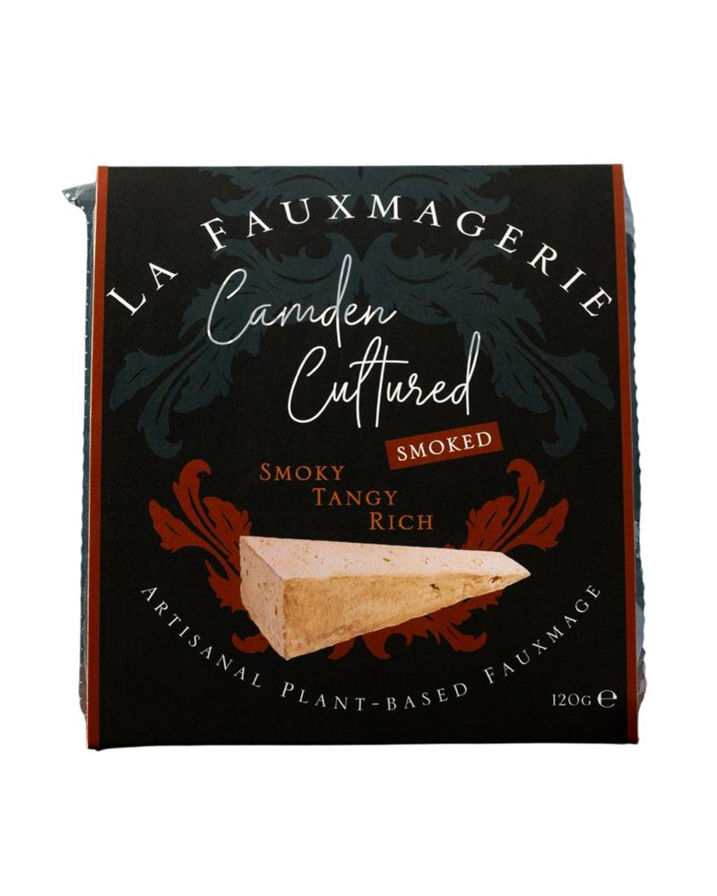 La Fauxmagerie Camden Cultured Smoked 120g - Earthfare Supermarket - 5060922350213