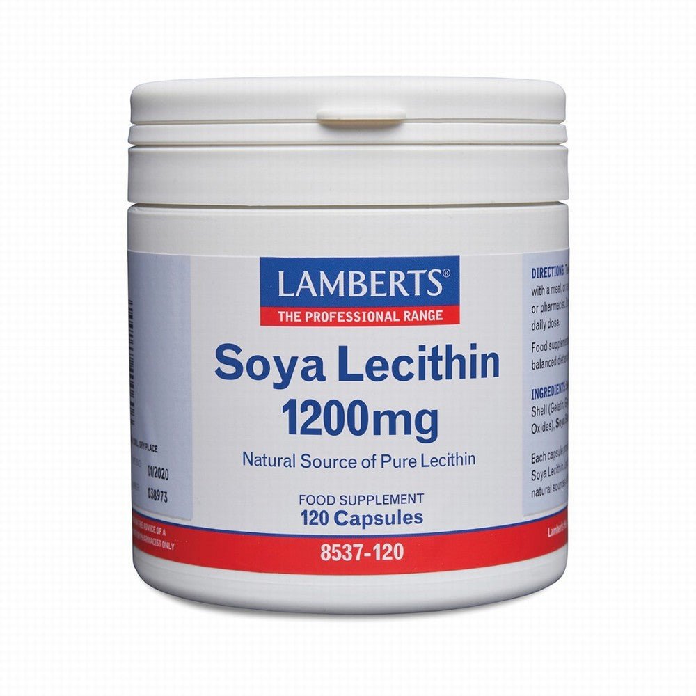 Lamberts Soya Lecithin 1200Mg - Earthfare Supermarket - 505518400606