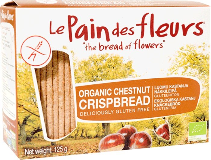 Le Pain Des Fleurs Organic Crispbread Chestnut - Earthfare Supermarket - 3380380093005