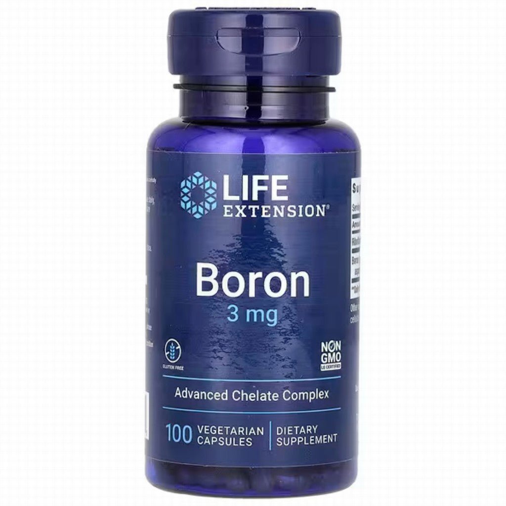 Life Extension Boron, 3mg - 100 vcaps - Earthfare Supermarket - 737870166115