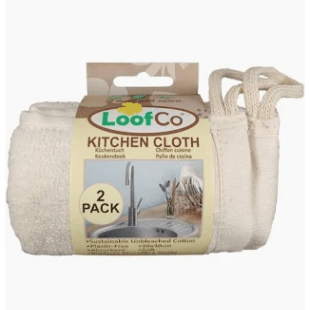 Loofco Kitchen Cloth 2 - Pack - Earthfare Supermarket - 5060175851215