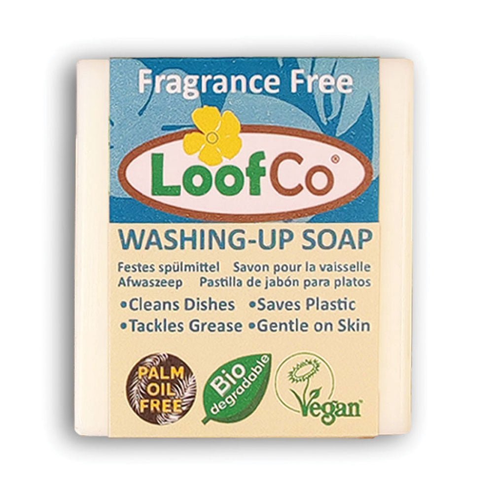 Loofco Washing Up Soap Bar Fragrance Free - Earthfare Supermarket - 5060175850881