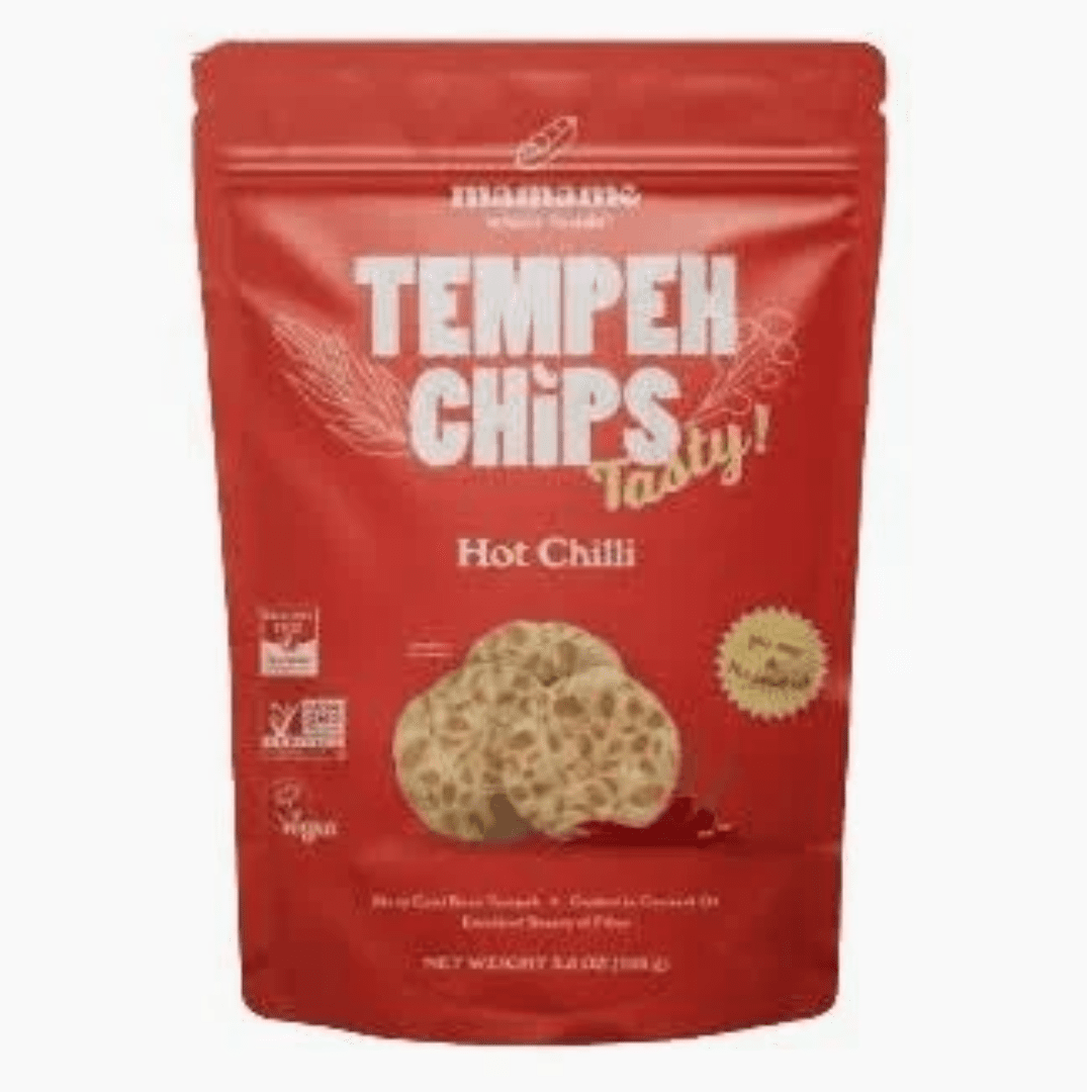 Mamame Tempeh Chips Hot Chilli 100g - Earthfare Supermarket - 850057681079