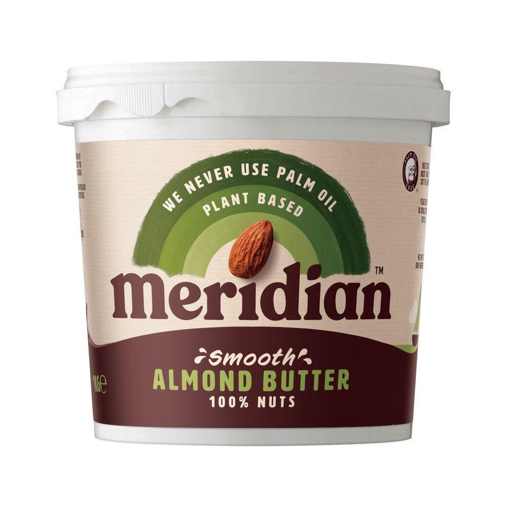 Meridian Almond Butter Smooth 1Kg - Earthfare Supermarket - 5060132282113