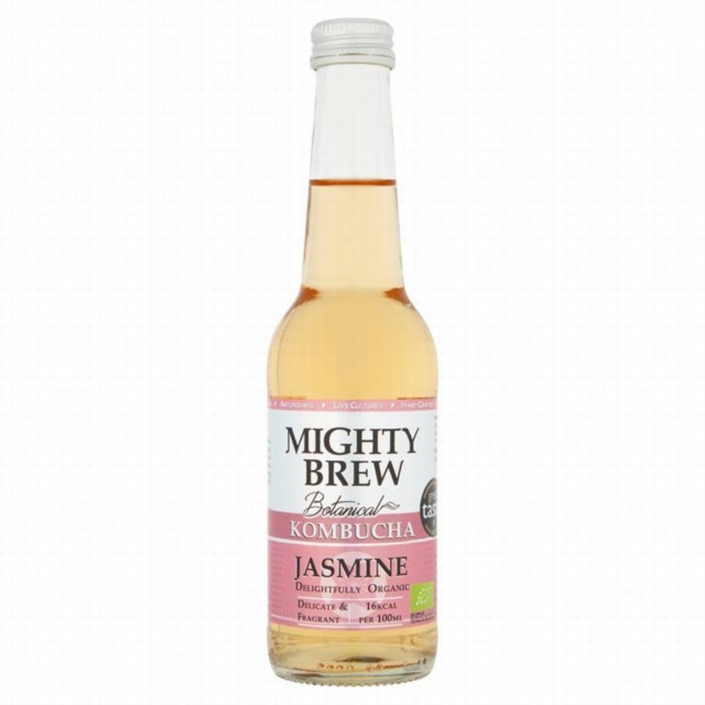 Mighty Brew Organic Kombucha Jasmine 275Ml - Earthfare Supermarket - 5060510930087