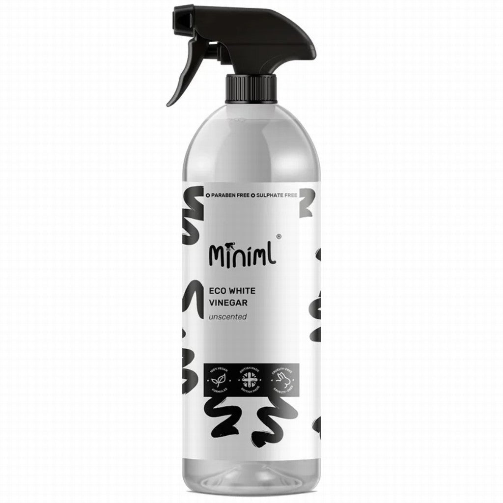 Miniml White VinegarFragrance Free Spray 750ML - Earthfare Supermarket - 5060588562128