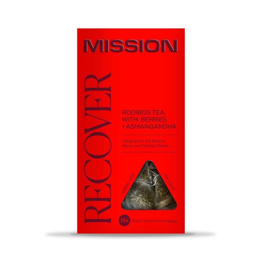MISSION Recover Rooibos Tea With Berry & Ashwagandha - Earthfare Supermarket - 5060570041181