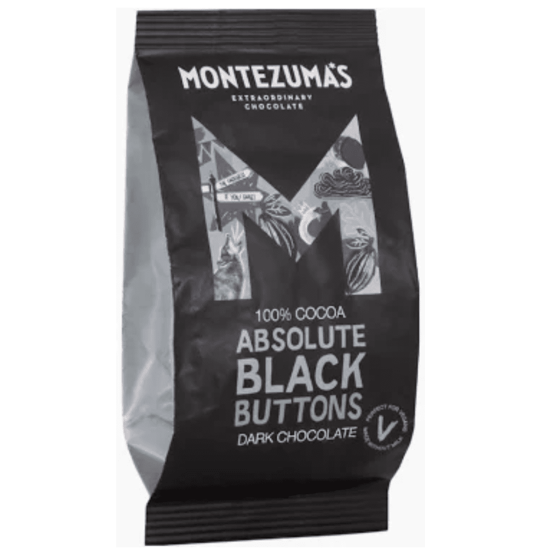 Montezuma's Absolute Black Darkest Dark Buttons - Earthfare Supermarket - 5060719928120